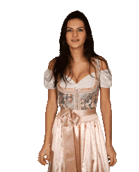 Silvia Sticker by Dirndllove