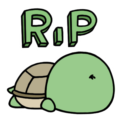 lose rest in peace Sticker by Aminal Stickers