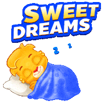 Tired Good Night Sticker by Lucas and Friends by RV AppStudios