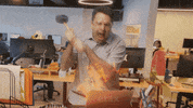 etaxaccountants fire office computer break GIF