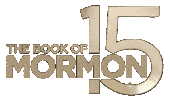 Gold Broadway Sticker by The Book of Mormon