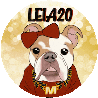Bulldog Cutewink Sticker
