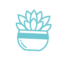 Palm Springs Plant Sticker by Succulent Studios