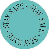 Psl Stay Safe Sticker by Parasol Island