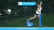 fitintennis leg workout fitness coach female workout balance training GIF