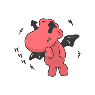 kaoru7642 giphygifmaker 恐竜 きょうりゅう 笑い Sticker