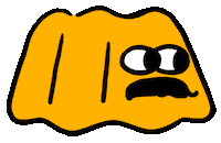 Food Head Sticker by Esmile Studio