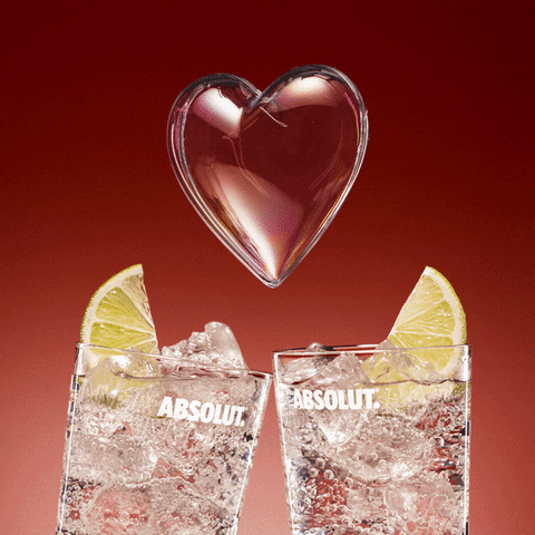 heart love GIF by Absolut Vodka