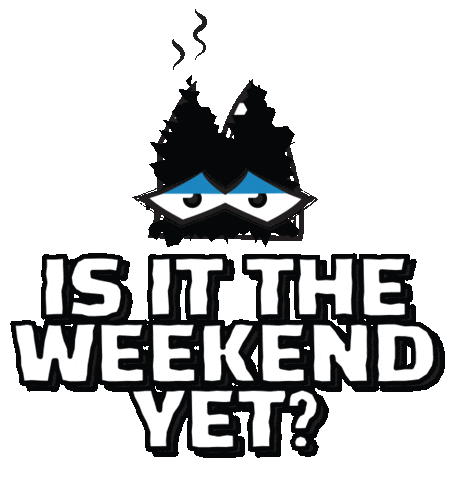 Weekend Week Sticker by Stamatia Alexaki