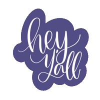 Texas Hand Lettered Sticker