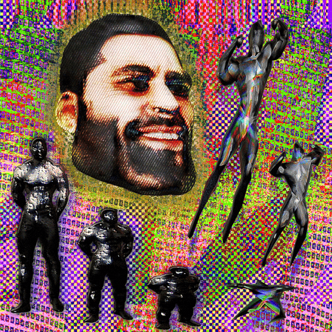 Glitch Head GIF by davidvnun