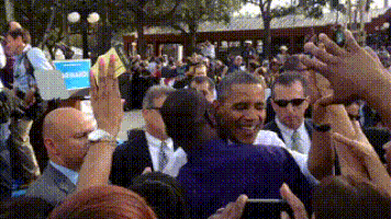 thank you obama GIF by The Standing O