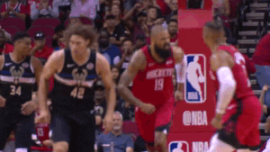 Excited Houston Rockets GIF by NBA
