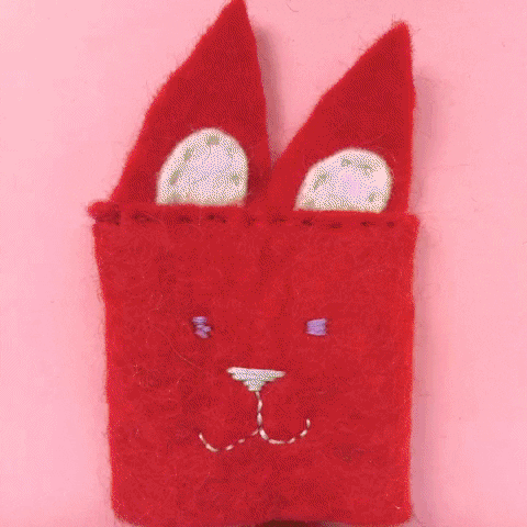 100gifsproject finger puppets GIF by Julie Smith Schneider