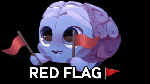 Warning Watch Out GIF by Raena AI