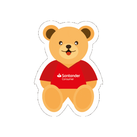 santanderconsumerperu giphygifmaker oso santander santi Sticker