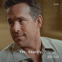 Ryan Reynolds Yes GIF by Welcome to Wrexham