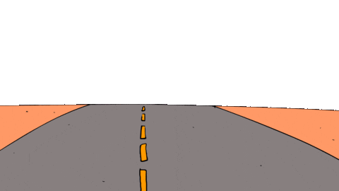 Road To Nowhere Sticker by deladeso