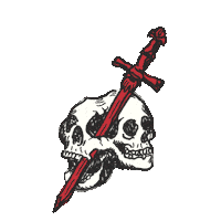 Skull Sword Sticker by Lady Gaga