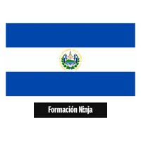 El Salvador Flag Sticker by Formación Ninja
