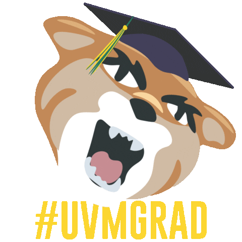 Graduation Graduate Sticker by University of Vermont