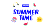 Summer Beach Sticker by Anyplay Audiobooks