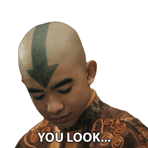 You Look Nice Avatar The Last Airbender Sticker by NETFLIX