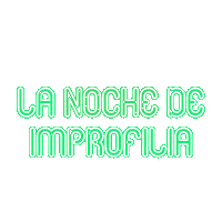 improfilia noche improv alicante impro Sticker