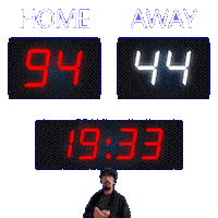 44 Away Sticker