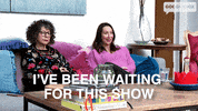 Excited Wait GIF by Gogglebox Australia