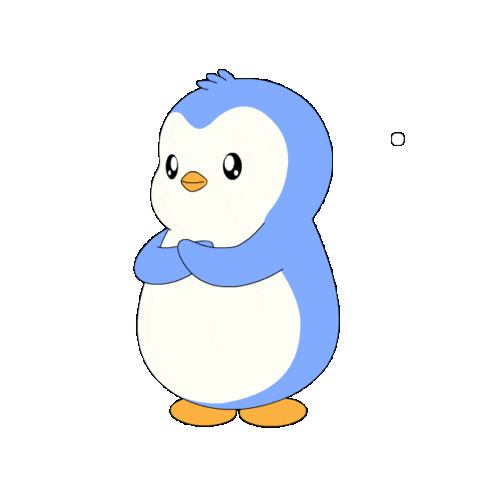 Looking I See You Sticker by Pudgy Penguins