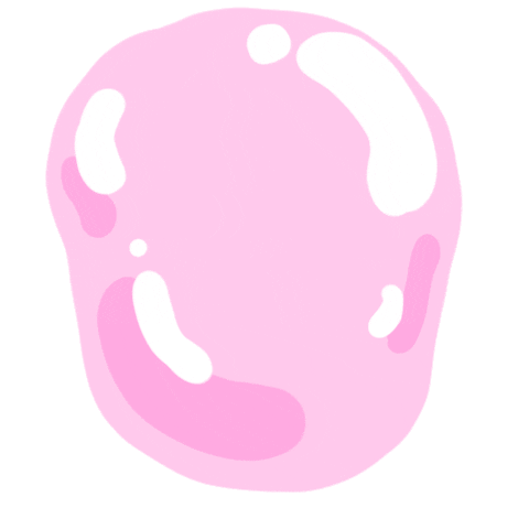 bubble slime Sticker by Smol Bucket