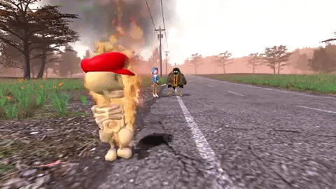 marioboi109 giphygifmaker fire mario smg4 GIF