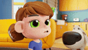 Detektyw_Basia reaction dog girl what GIF