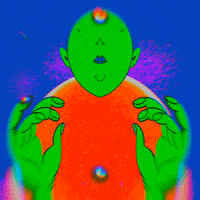 realdanzee magic man energy lights GIF