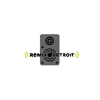 Downtown Detroit Beats Sticker by Bedrock Detroit