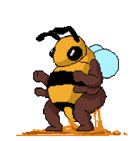 bakedlab bee bug insect thrust Sticker