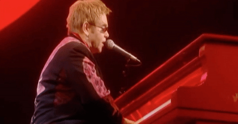 your song GIF by Elton John