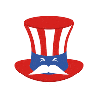 Tophat Sticker by American Uncle