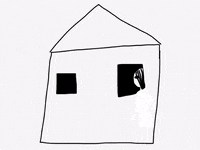 House Waiting GIF by Barbara Pozzi