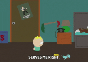 butters stotch phone GIF by South Park 