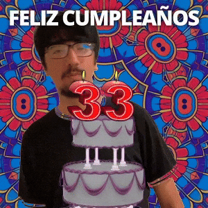 ¡Feliz 33.º cumpleaños!