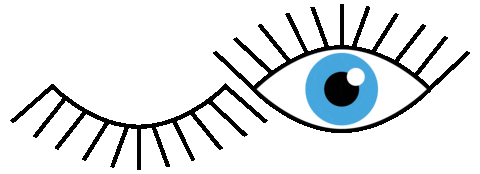 Eyes Thank You Sticker by Ana Steinberg Designs