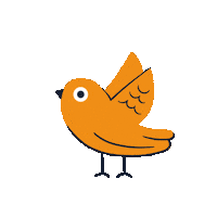 Pajarito Sticker by Wendy Ramos