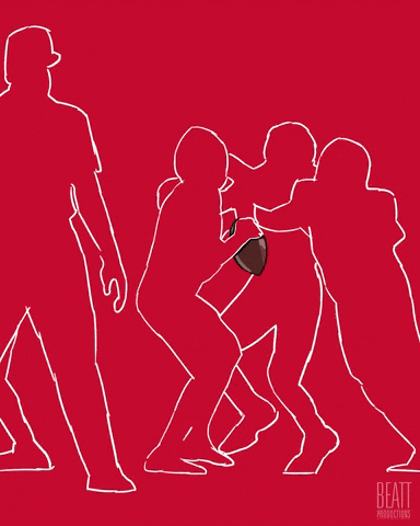 Antknee729 football animation nfl patriots GIF