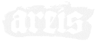 areisband areis areis metal areis logo areis white logo Sticker
