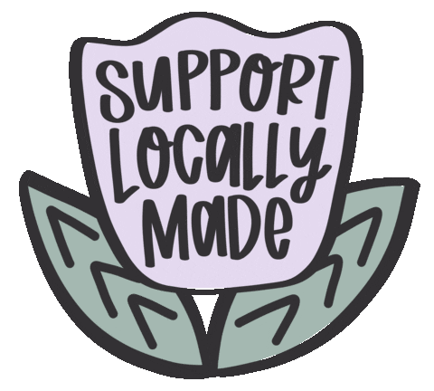 Shop Local Sticker by The Maker's Mind