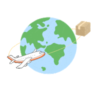 xlimix delivery shipping worldwide worldwide shipping Sticker