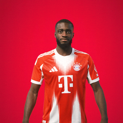 Upamecano Armeverschränken GIF by FC Bayern Munich