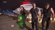 wwe wwe wrestling the shield roman reigns GIF
